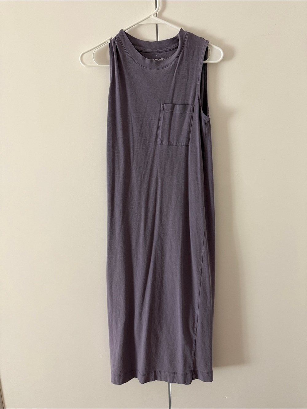 Everlane casual midi dress in purple